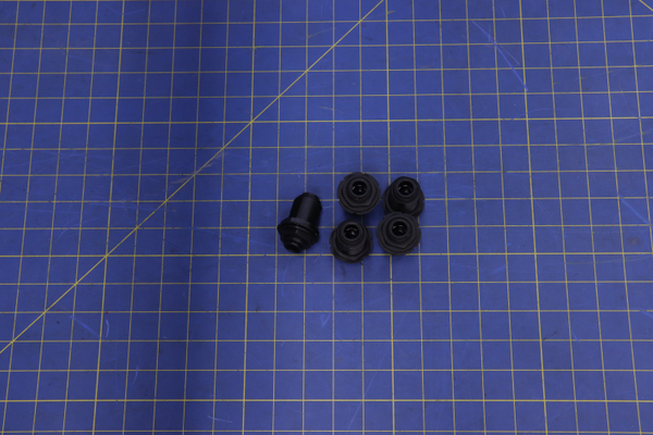 Bulkhead connector 12-12 (5 pcs) DUAL